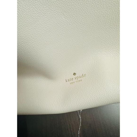 Kate Spade Large Tote Bag – Pebbled Leather – Parchment (White/Cream) – NWT - Picture 6 of 14